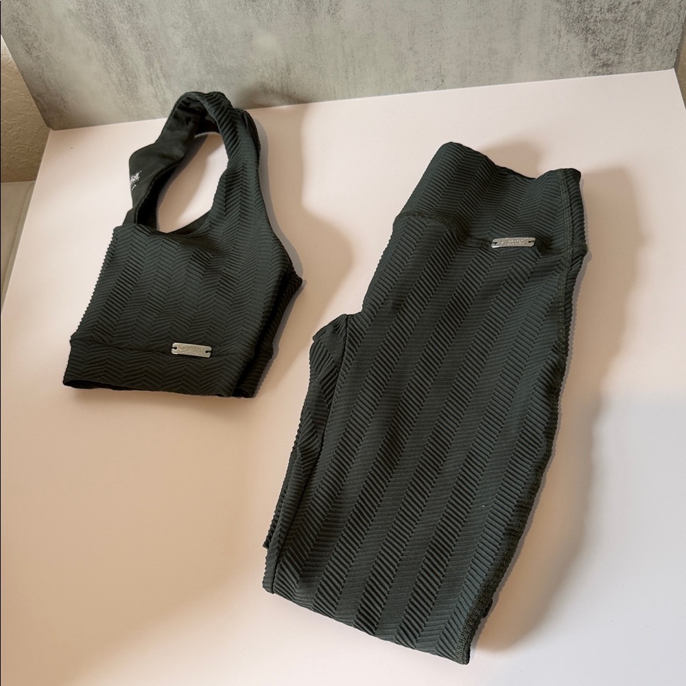 Bombshell Sportswear Dark Green Leggings